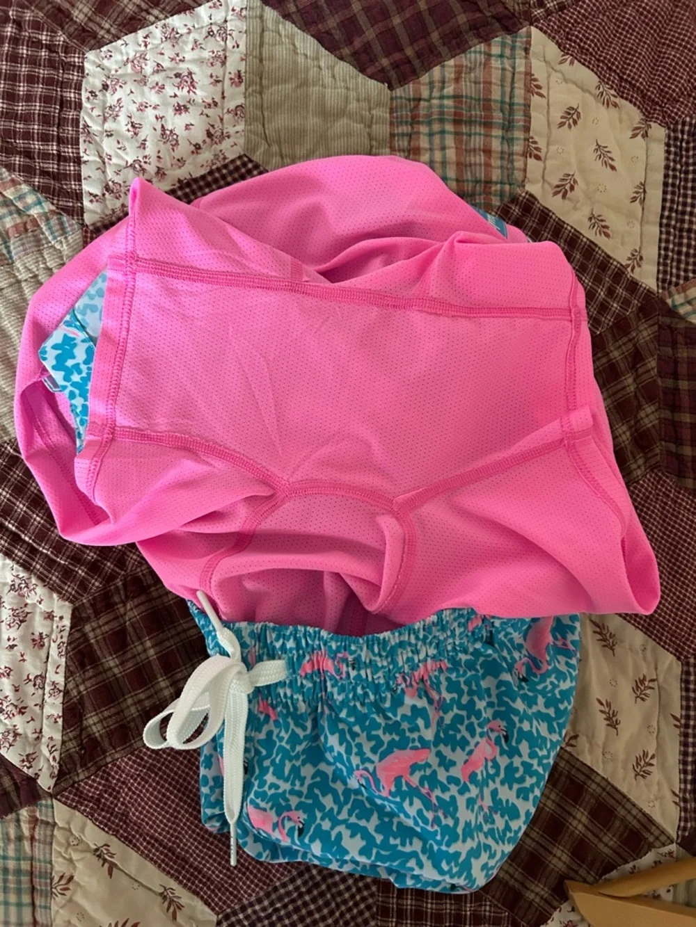Chubbies Swim Trunks Flamingo Small